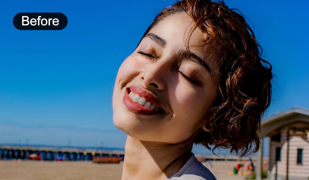 Retouche Instantanée des Dents sur Photo