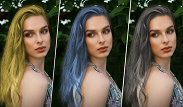 AI Hair Color Changer