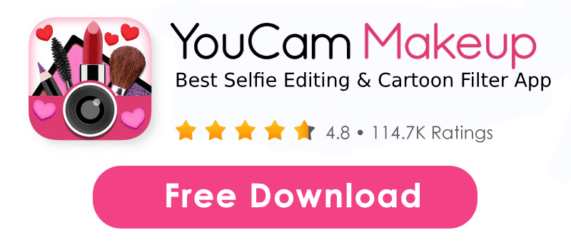 Download the best free photo app for selfie camera filters and cartoon filters.