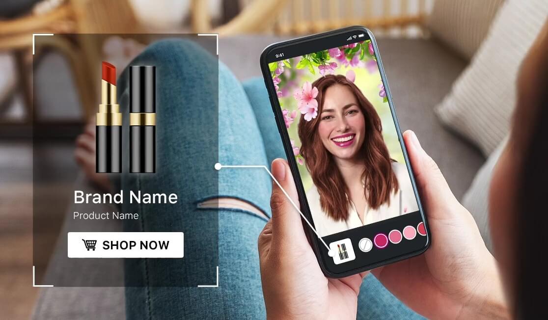 Unique Shoppertainment Experience for AR Try-On