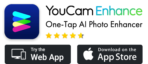 Download the best AI photo enhancer app for iPhone, YouCam Enhance, for free.