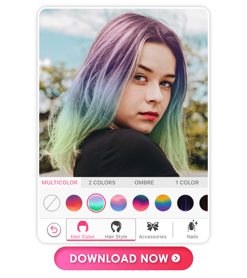 Best Hair Color Changing App: YouCam Makeup Best hair color app to try on hair color with a live camera and change hair colors on photos for free.