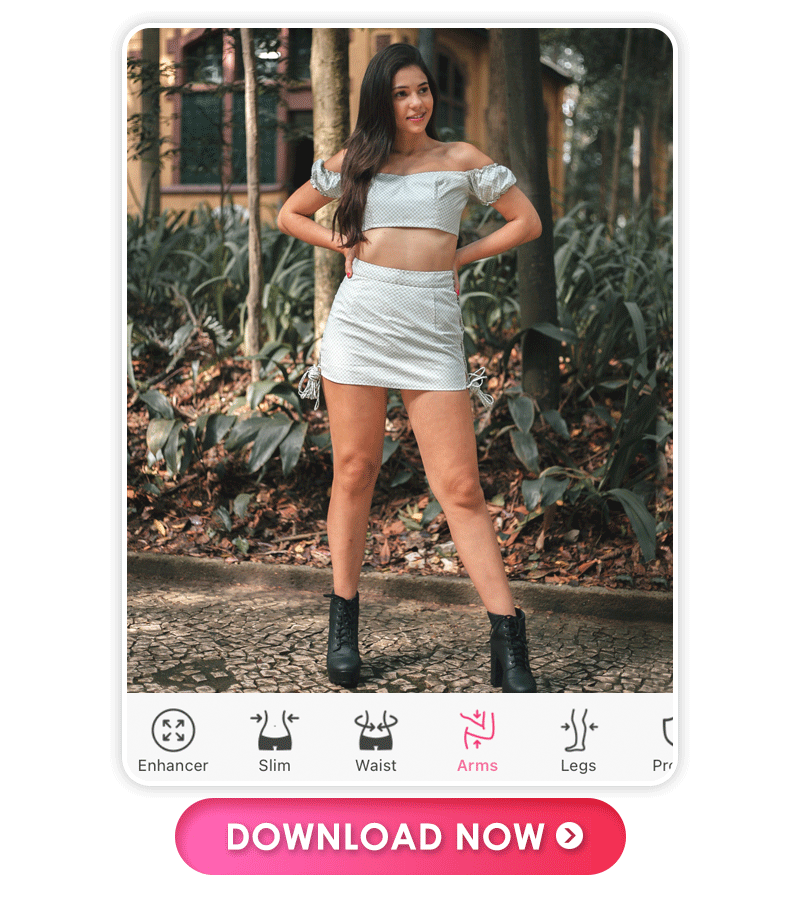 Best Body Slimming App | Slim Arms, Waist, Legs in Photos Best body slimmer app to slim arms, waist, legs automatically and naturally on photos: YouCam Makeup