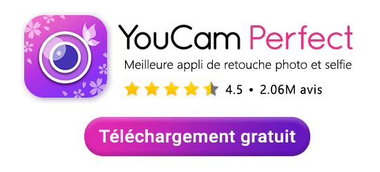 Téléchargez YouCam Perfect, la meilleure application de retouche photo gratuite pour iPhone et Android