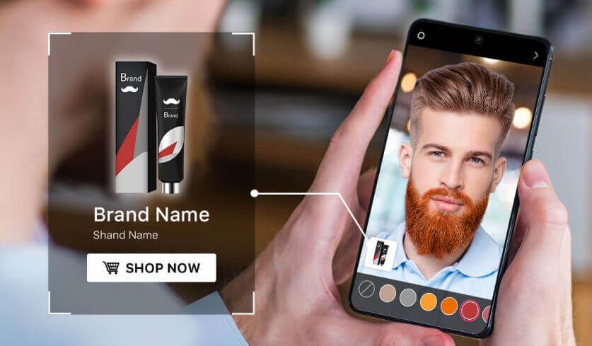 Personalized Try-On Experiencefor Beard Shapes and Beard Coloring