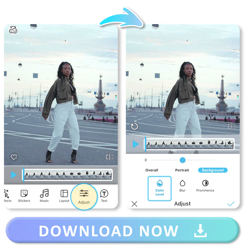 Best video background color changer to edit video backgrounds for iPhone and Android