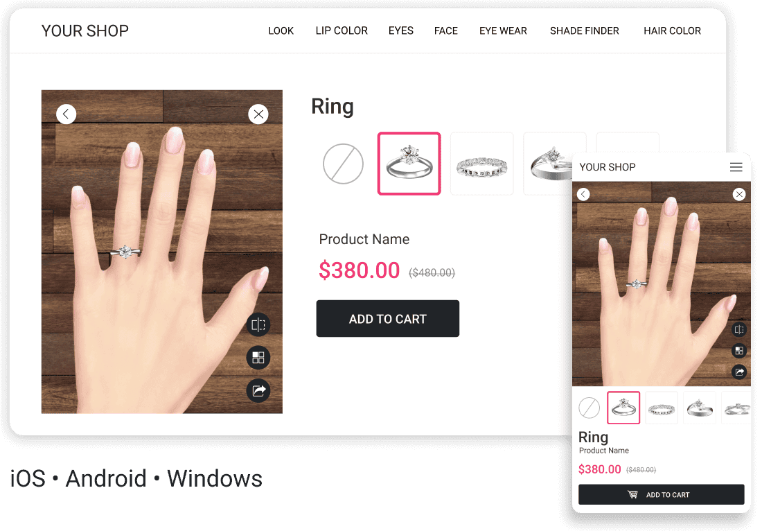 virtual medidor de anillos