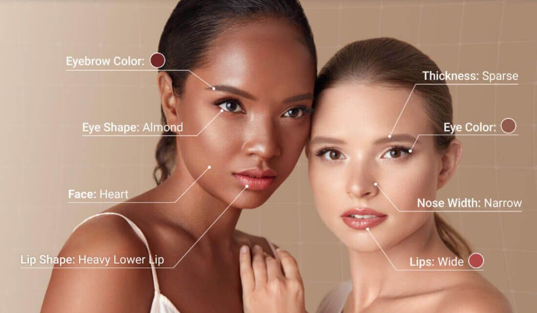 AI Face Analyzer Facial Attributes & Shades