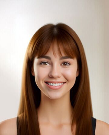 Female Hairstyle- Long Straight