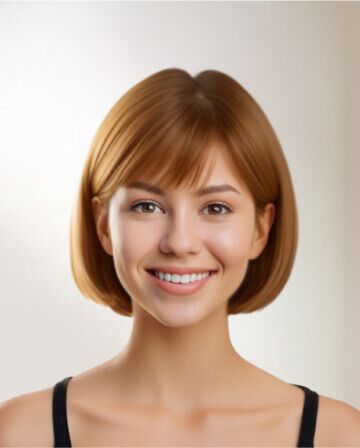 Female Hairstyle- Side Bob