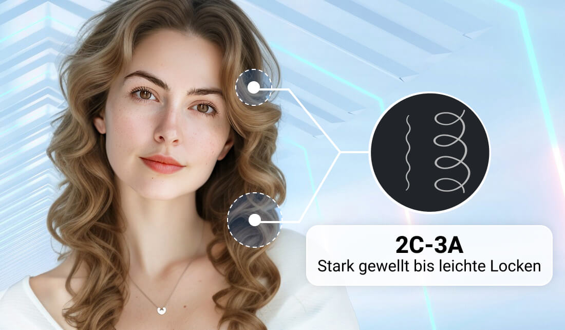 Ihr Haar hat mehrere Texturen? Kein Problem mit KI-Erkennung!