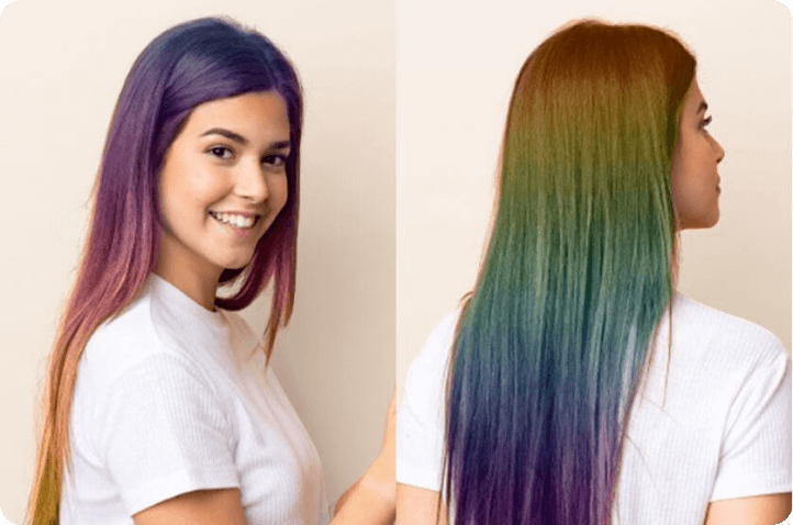 VTO für Haarfarbe