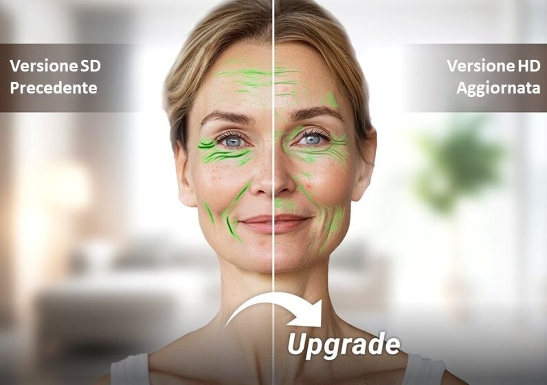 Novità! Analisi della Pelle AI in HD con Risultati Dettagliati