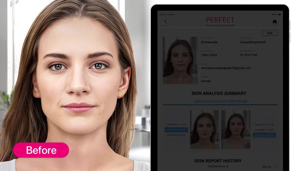 Visualize the Facial Treatments