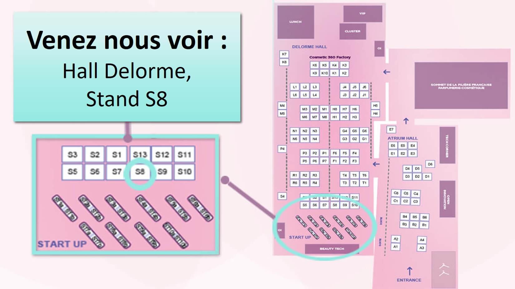 Venez nous voir stand S8