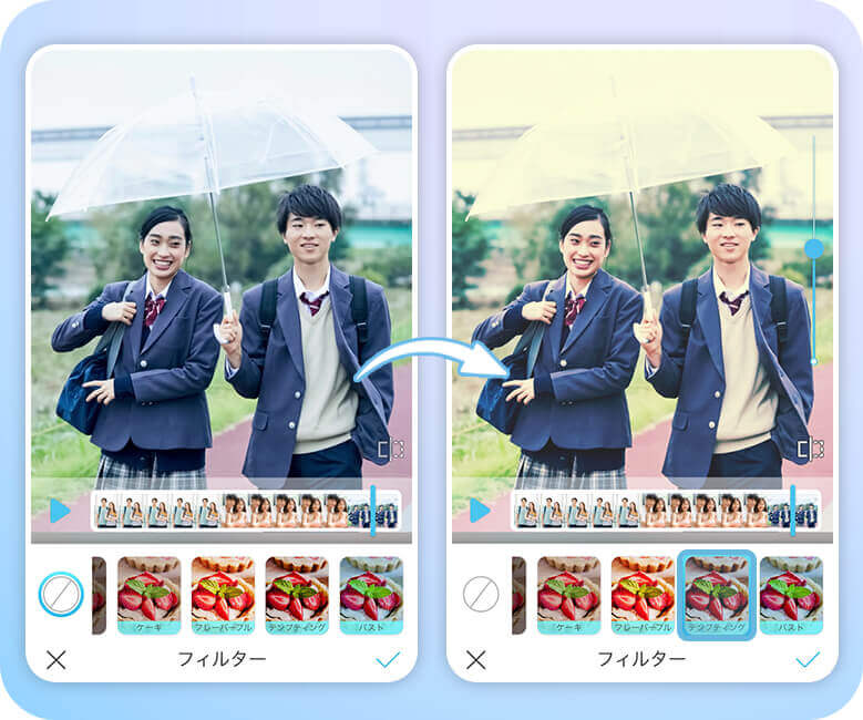 下載玩美Video 影片App套用影片濾鏡