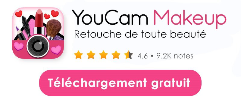 Télécharger la meilleure  appli de maquillage