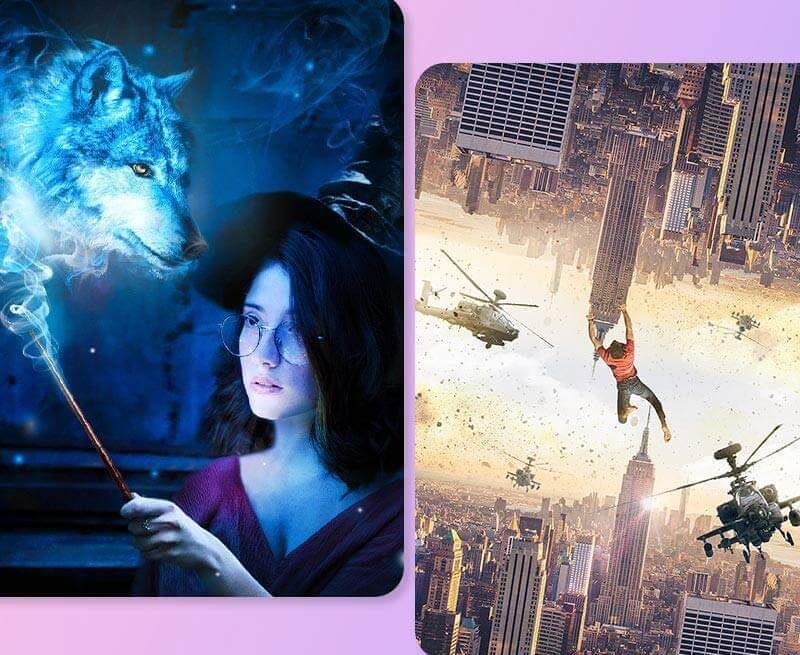 efecto especial de pelicula para fotos, efectos especiales