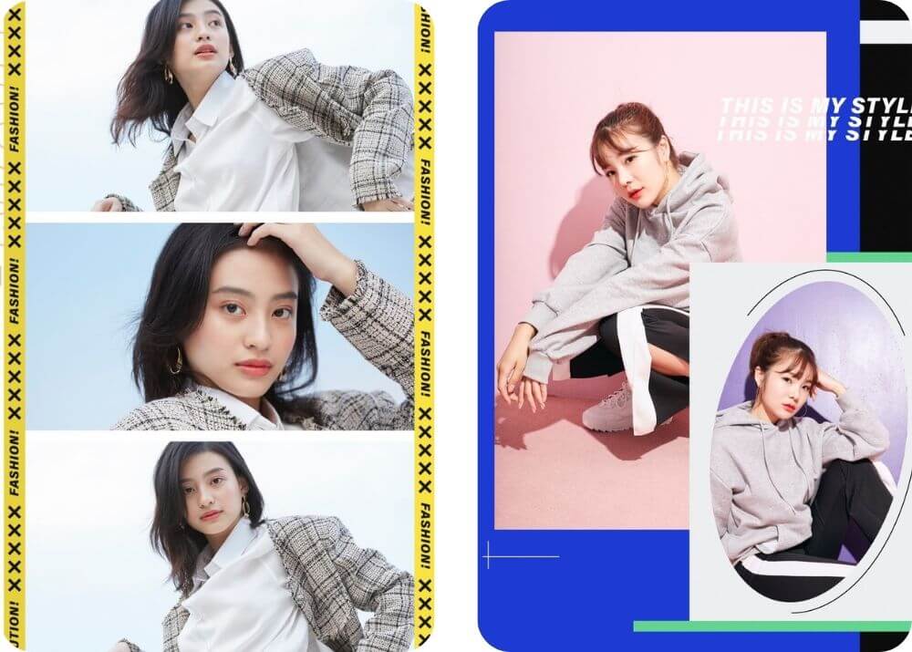 모던 사진 콜라주 만들기