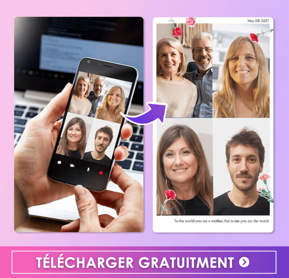 Cadeau Fête des Mères - photo personnalisée YouCam Perfect Cadeau Fête des Mères - photo personnalisé