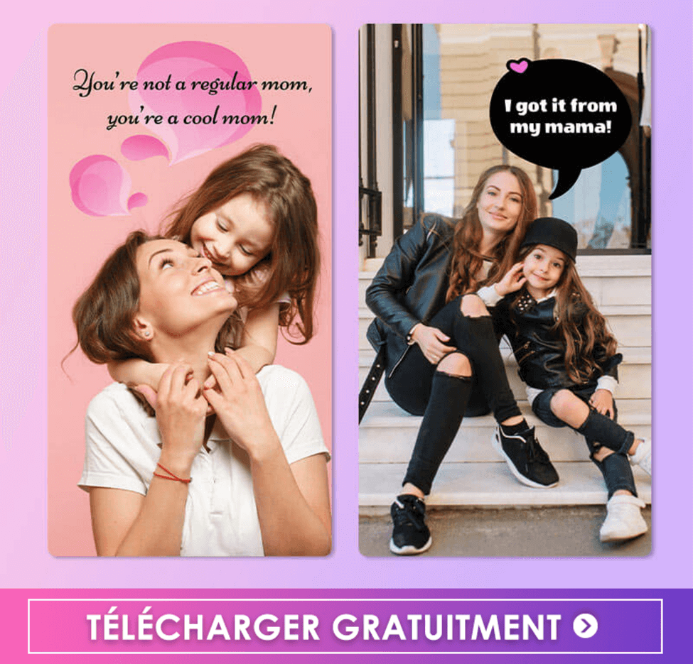 Cadeau Fête des Mères - photo personnalisée YouCam Perfect Cadeau Fête des Mères - photo personnalisée