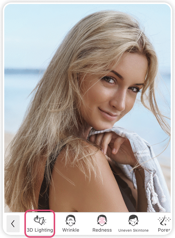 Edita tus fotos en la playa con el app para editar fotos de YouCam Makeup