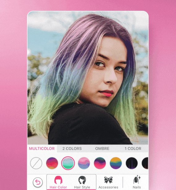 Meilleure application gratuite pour changer couleur cheveux iOS & Android PERFECT