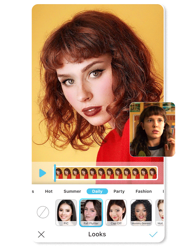 手機也能復刻《怪奇物語4》電影畫面！影片編輯App一鍵套用恐怖妝、音樂特效！