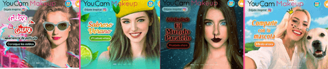 YouCam Makeup trae maquillaje inspirado en euphoria que los puedes probar con esta app para editar fotos