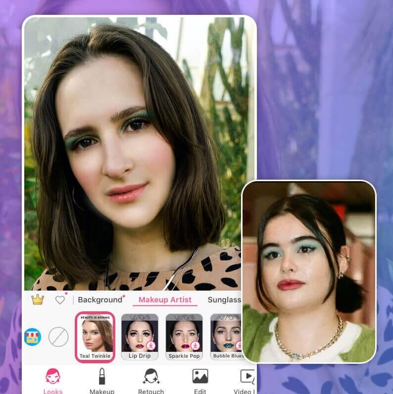 YouCam Makeup trae maquillaje inspirado en euphoria que los puedes probar con esta app para editar fotos