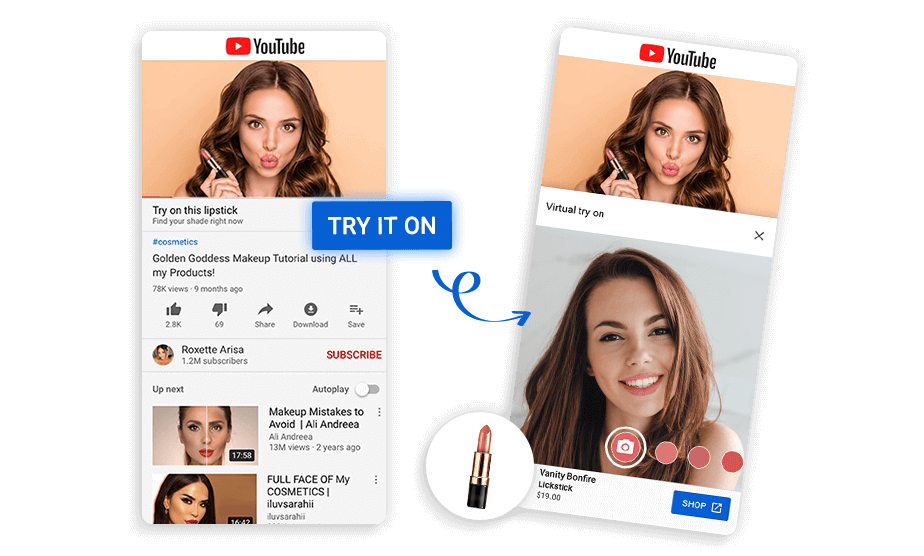 anuncios de maquillaje para youtube