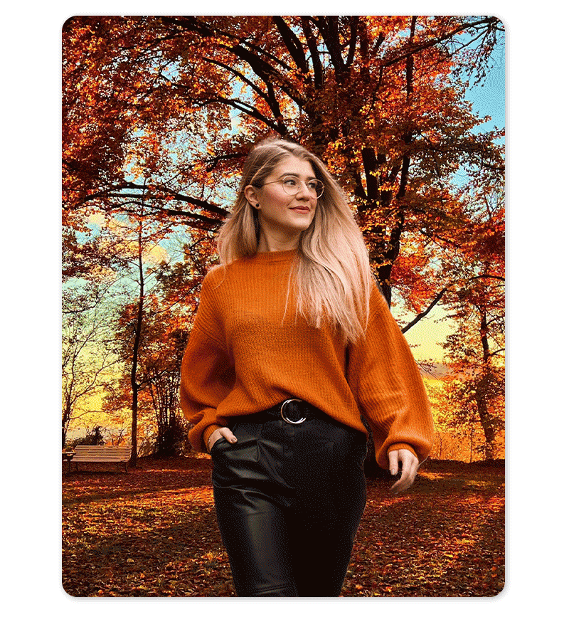 Fonds avec feuilles d'automne