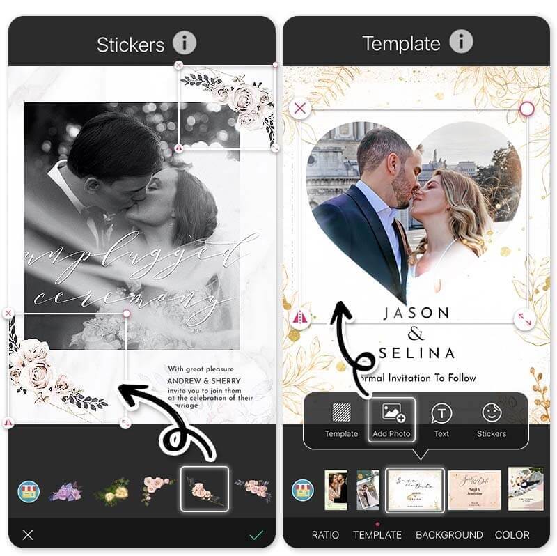invitaciones de boda para editar
