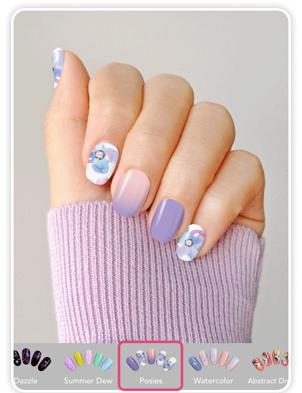 crea diseño de uñas faciles