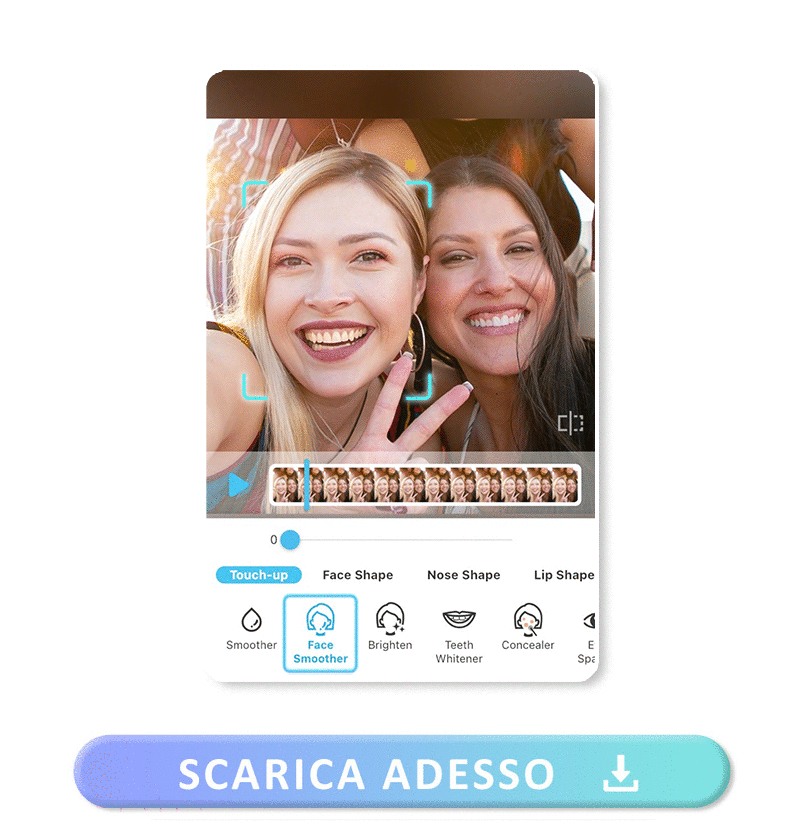 YouCam Video è il miglior video editor per iPhone e Android. Modifica il tuo viso, crea collage video, aggiungi filtri video, modifica il trucco nei video con questo editor video scaricabile gratuitamente.