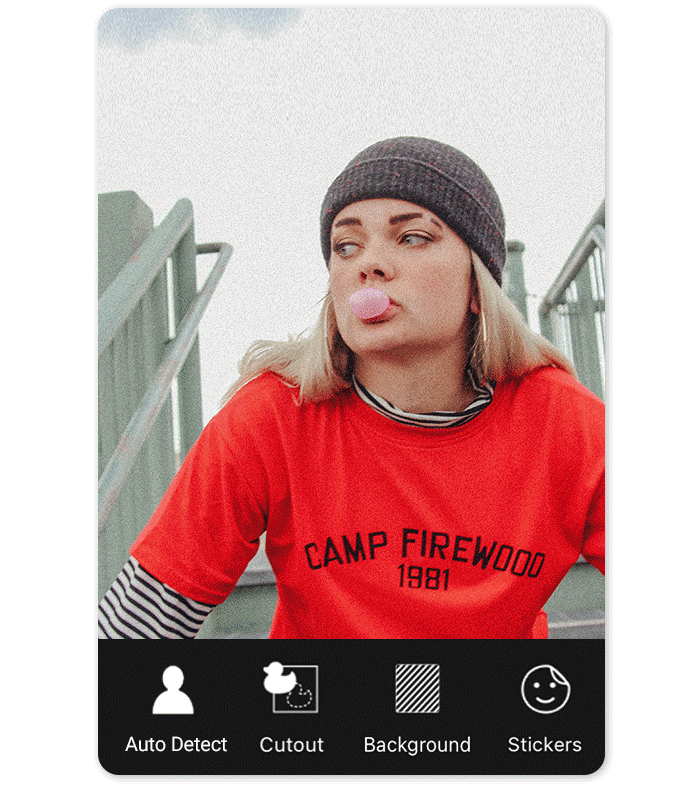YouCam Perfect bietet viele weitere Funktionen zur Erstellung von Geburtstagskarten.