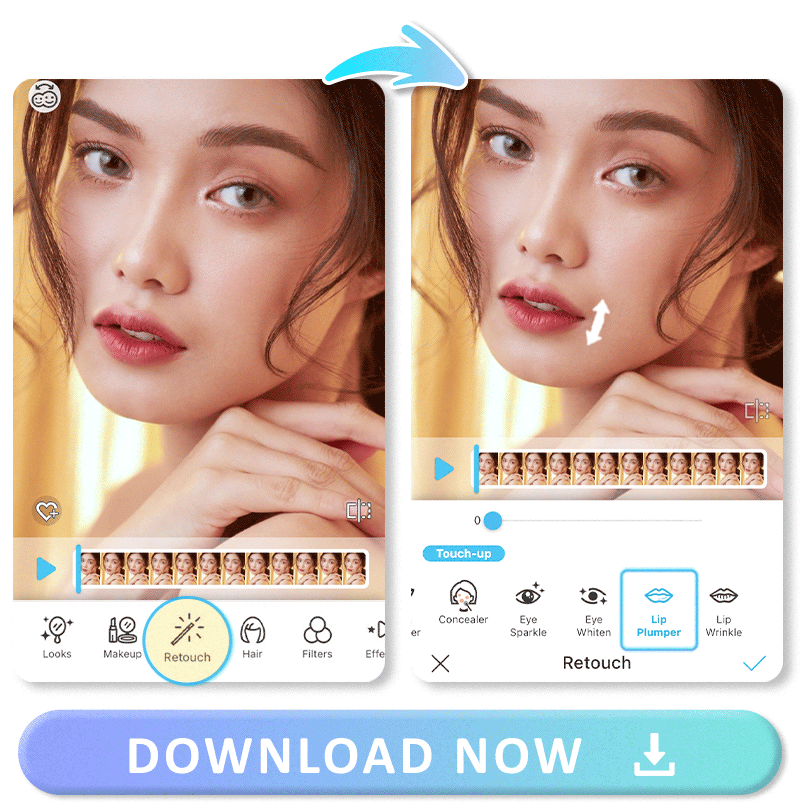 How To Try Out Lip Fillers Before And After On Video PERFECT