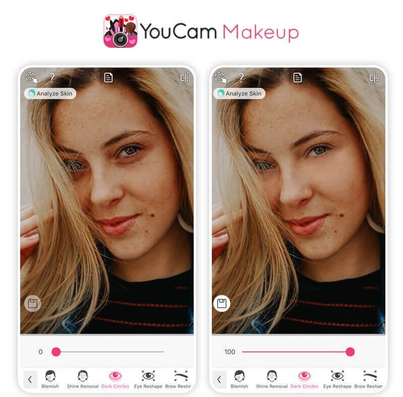 app para quitar ojeras
