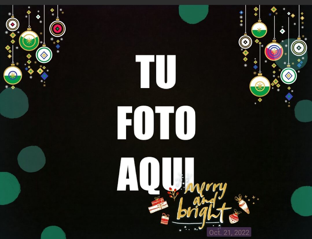 Marcos para fotos navideños