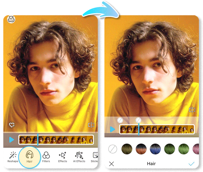 cambiar color de pelo