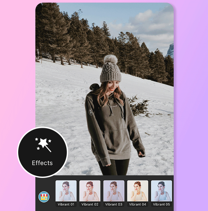 Comment ajouter un effet neige photo sur vos photos pour Noël PERFECT
