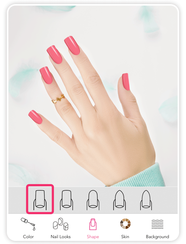 Welche Nagelform passt zu mir? Das kann dir YouCam Nails beantworten.