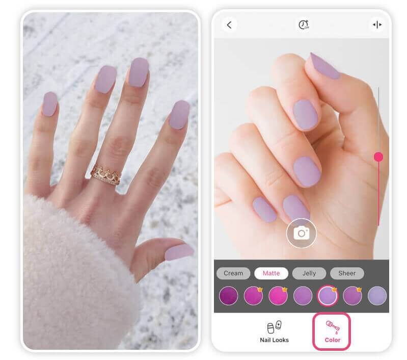 Matte Farben für schlichte Winter-Nägel