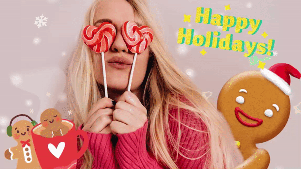 Essayez des stickers de Noël, Gif de Noël et autocollants de Noël