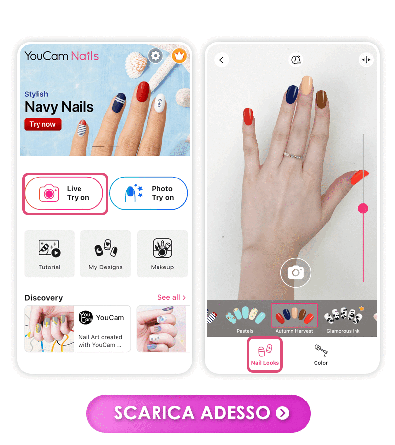Idee unghie natalizie: unghie natalizie semplici
