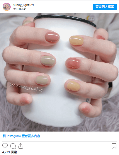 綠色跳色美甲 #QQ果凍