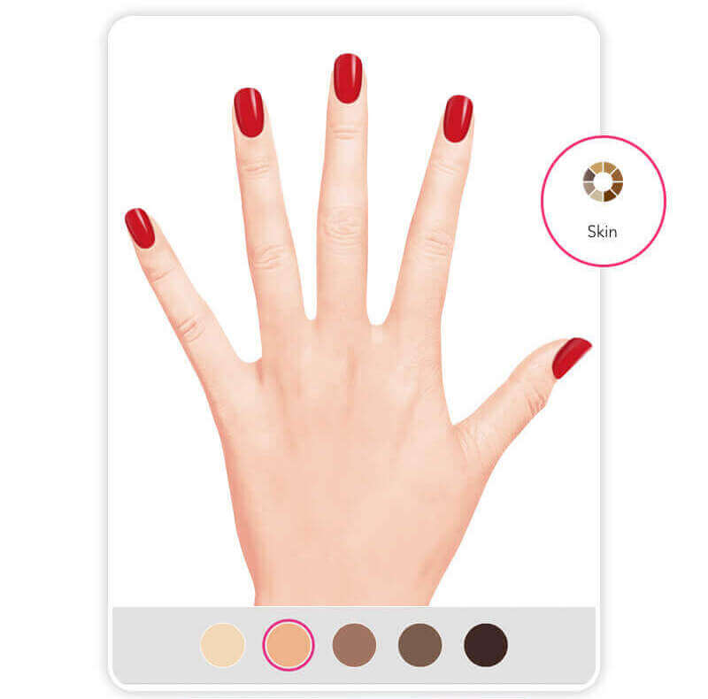 Welche Nagellackfarbe passt zu einem mittleren Hauttyp? Entdecke Farben mit YouCam Nails!