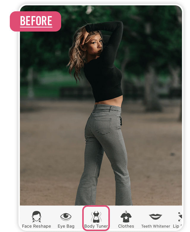 Meilleure application retouche du corps gratuite
