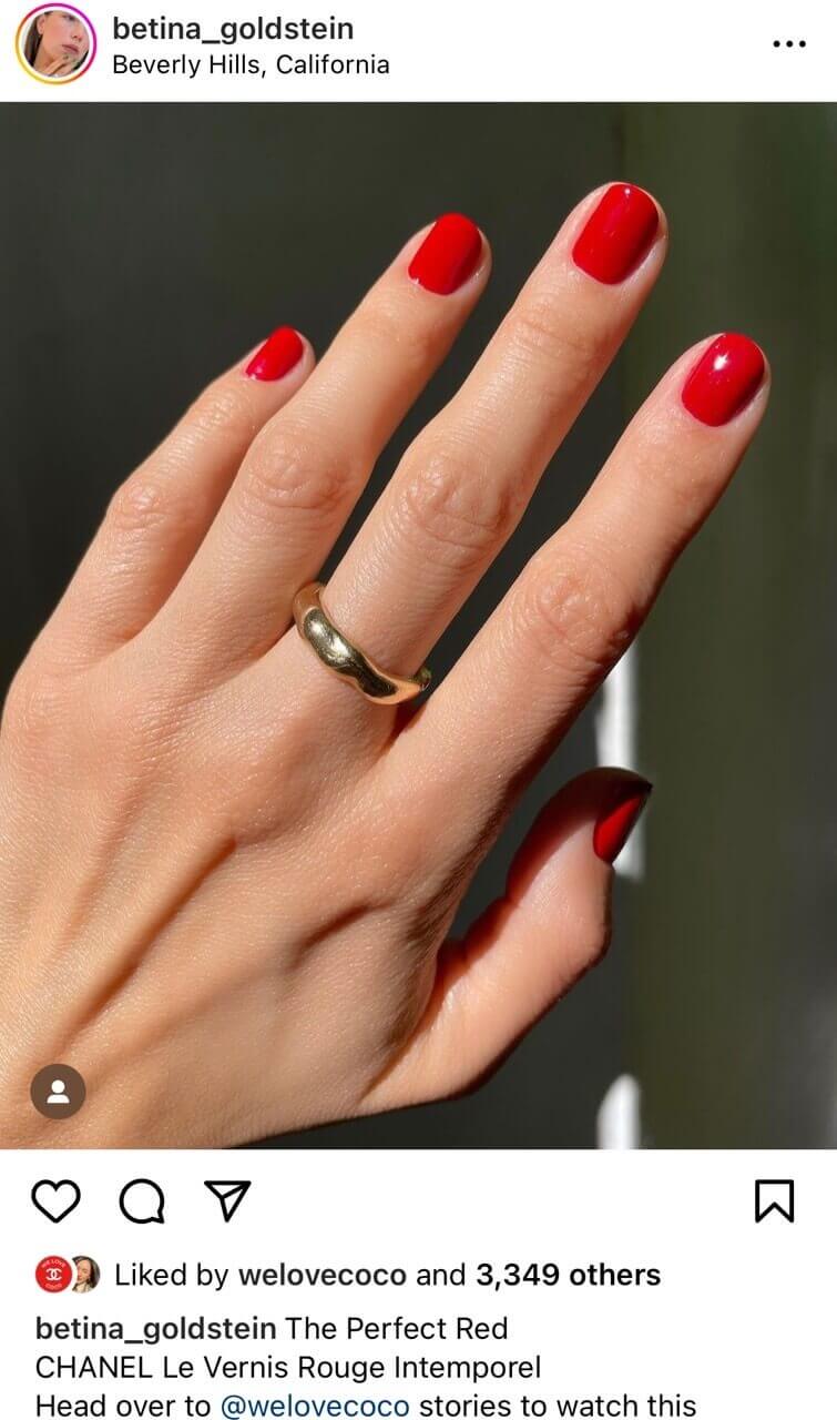 2023 February Nails: Red Nails