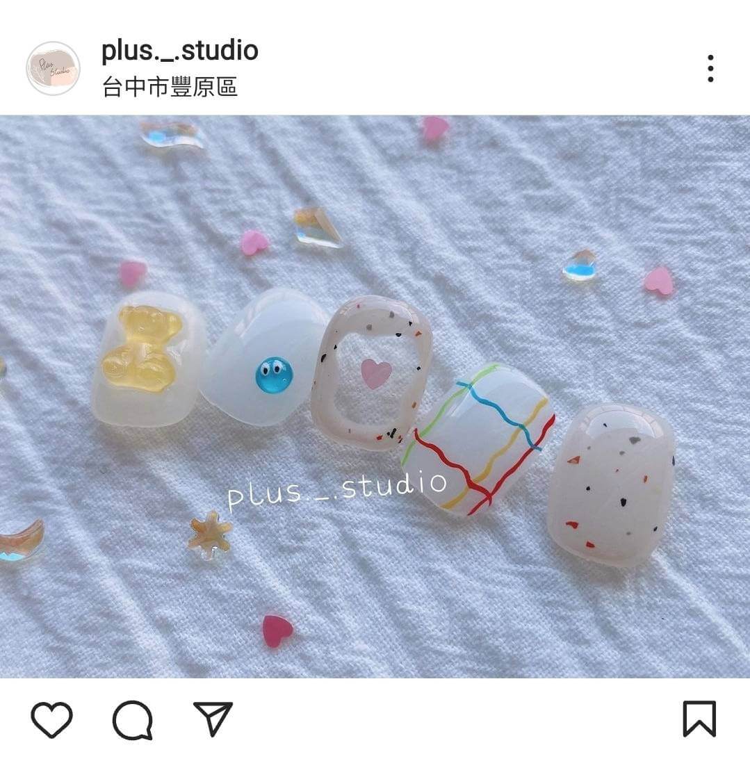 春夏美甲：小熊軟糖